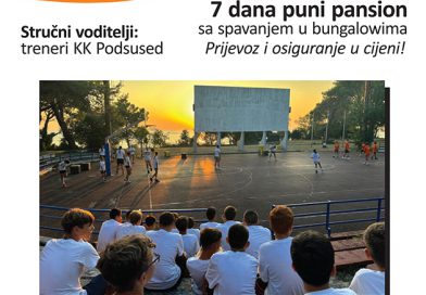 Poziv na ljetni košarkaški kamp Savudrija 2025.